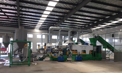 กรณี บริษัท ล่าสุดเกี่ยวกับ Plastic Film Granulating Line, เครื่องอัดเม็ดพลาสติก, เครื่องรีไซเคิลฟิล์มพลาสติก, การรีไซเคิลฟิล์ม Agricultral