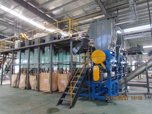 เครื่องรีไซเคิลขวดพลาสติก Wannan Motor 100kw