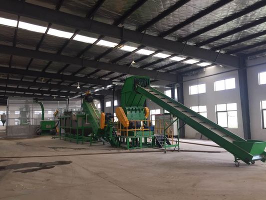 300kg / h, 500kg / h, 1000kg / h ถุงผ้า PP ที่บดและเครื่องรีไซเคิล