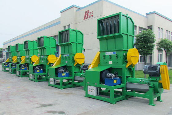 4pcs ใบมีดคงที่ 75kw ถุงจัมโบ้ขยะพลาสติก Crusher