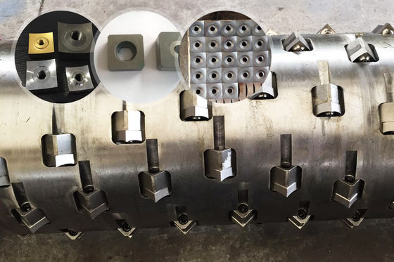 ใบมีดหั่นพลาสติก Twin Shaft, CE Shredder Machine Blades
