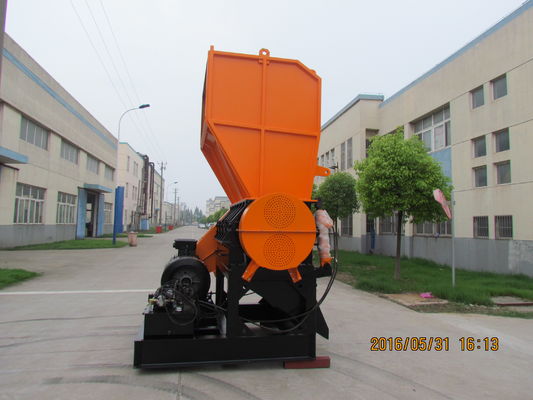 D2 Blade Pet Crushing Machine, ฟิล์มพลาสติก Crusher Strip Screen