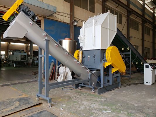 500kg / H 1000kg / H PP PE Film Crusher Pe เครื่องรีไซเคิลฟิล์ม