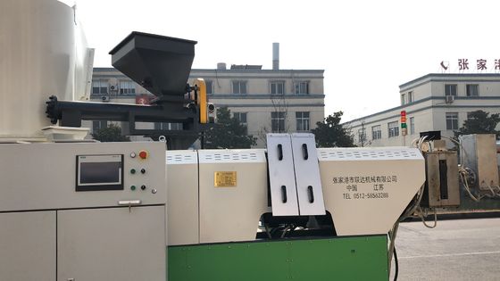 PE PP Granules Making Machine, 198mm Plastic Pelletizing Machine