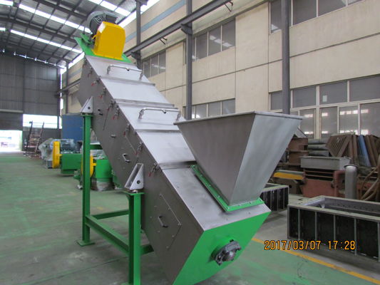 2000kg / H PET PE PP HDPE LDPE LLDPE เครื่องซักผ้าแรงเสียดทานพลาสติก