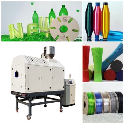 เครื่องเป่าอินฟราเรด PET สำหรับเครื่องทำเส้นด้ายเส้นใยเดี่ยวสำหรับสัตว์เลี้ยง, 50ppm, การอบแห้ง 20 นาที, เครื่องอัดรีดไม้กวาด PET